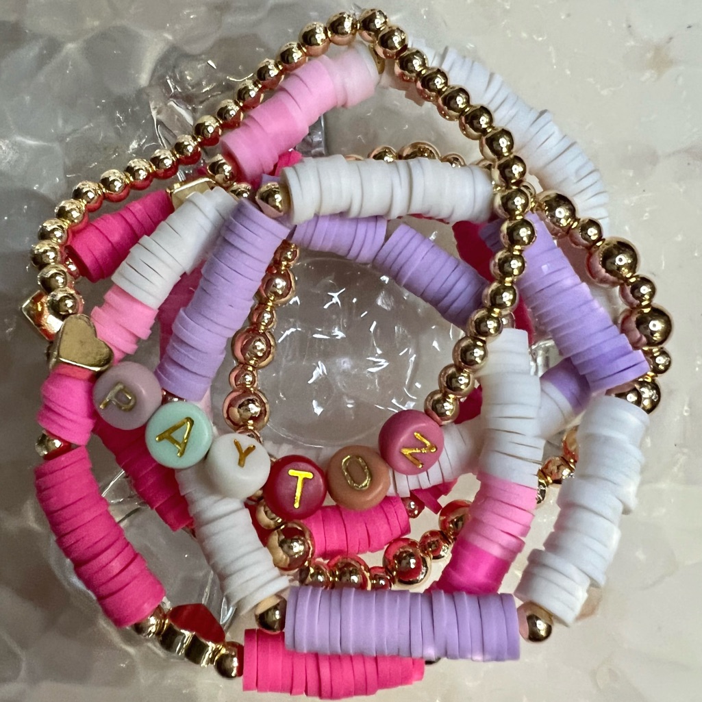 Cute Stackable Personalized Bracelets